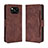 Funda de Cuero Cartera con Soporte Carcasa BY3 para Xiaomi Poco X3 NFC Marron