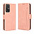 Funda de Cuero Cartera con Soporte Carcasa BY3 para Xiaomi Redmi 11 Prime 4G Rosa