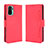 Funda de Cuero Cartera con Soporte Carcasa BY3 para Xiaomi Redmi Note 10S 4G Rojo