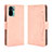 Funda de Cuero Cartera con Soporte Carcasa BY3 para Xiaomi Redmi Note 10S 4G Rosa