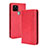 Funda de Cuero Cartera con Soporte Carcasa BY4 para Google Pixel 5 Rojo