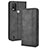 Funda de Cuero Cartera con Soporte Carcasa BY4 para Nokia C21 Plus Negro