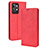 Funda de Cuero Cartera con Soporte Carcasa BY4 para Realme GT2 Pro 5G Rojo
