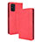 Funda de Cuero Cartera con Soporte Carcasa BY4 para Samsung Galaxy F52 5G Rojo