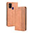 Funda de Cuero Cartera con Soporte Carcasa BY4 para Samsung Galaxy M21s Marron