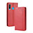 Funda de Cuero Cartera con Soporte Carcasa BY4 para Samsung Galaxy M30 Rojo