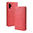 Funda de Cuero Cartera con Soporte Carcasa BY4 para Samsung Galaxy Note 10 Plus 5G Rojo