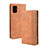 Funda de Cuero Cartera con Soporte Carcasa BY4 para Samsung Galaxy S20 Plus 5G Marron