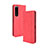 Funda de Cuero Cartera con Soporte Carcasa BY4 para Sony Xperia 5 III Rojo