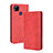 Funda de Cuero Cartera con Soporte Carcasa BY4 para Xiaomi POCO C31 Rojo