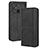 Funda de Cuero Cartera con Soporte Carcasa BY4 para Xiaomi Poco C40 Negro