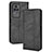 Funda de Cuero Cartera con Soporte Carcasa BY4 para Xiaomi Poco F4 5G Negro