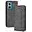 Funda de Cuero Cartera con Soporte Carcasa BY4 para Xiaomi Redmi 10 5G Negro