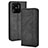 Funda de Cuero Cartera con Soporte Carcasa BY4 para Xiaomi Redmi 10C 4G Negro