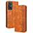 Funda de Cuero Cartera con Soporte Carcasa BY4 para Xiaomi Redmi 11 Prime 4G Marron