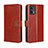 Funda de Cuero Cartera con Soporte Carcasa BY5 para Motorola Moto Edge 30 Neo 5G Marron