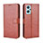 Funda de Cuero Cartera con Soporte Carcasa BY5 para Realme 9i 4G Marron