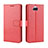 Funda de Cuero Cartera con Soporte Carcasa BY5 para Sony Xperia 10 Plus Rojo