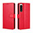 Funda de Cuero Cartera con Soporte Carcasa BY5 para Sony Xperia 5 IV Rojo