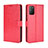 Funda de Cuero Cartera con Soporte Carcasa BY5 para Xiaomi Poco M3 Rojo