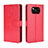 Funda de Cuero Cartera con Soporte Carcasa BY5 para Xiaomi Poco X3 NFC Rojo