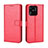Funda de Cuero Cartera con Soporte Carcasa BY5 para Xiaomi Redmi 10C 4G Rojo