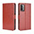 Funda de Cuero Cartera con Soporte Carcasa BY5 para Xiaomi Redmi 9T 4G Marron