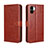 Funda de Cuero Cartera con Soporte Carcasa BY5 para Xiaomi Redmi A2 Plus Marron