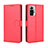 Funda de Cuero Cartera con Soporte Carcasa BY5 para Xiaomi Redmi Note 10 Pro Max Rojo