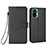 Funda de Cuero Cartera con Soporte Carcasa BY6 para Xiaomi Redmi Note 10 4G Negro