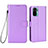 Funda de Cuero Cartera con Soporte Carcasa BY6 para Xiaomi Redmi Note 10S 4G Morado