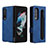 Funda de Cuero Cartera con Soporte Carcasa BY7 para Samsung Galaxy Z Fold4 5G Azul