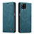 Funda de Cuero Cartera con Soporte Carcasa C01S para Samsung Galaxy M12 Azul