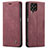 Funda de Cuero Cartera con Soporte Carcasa C01S para Samsung Galaxy M33 5G Rojo Rosa