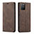 Funda de Cuero Cartera con Soporte Carcasa C01S para Samsung Galaxy S10 Lite Marron