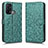 Funda de Cuero Cartera con Soporte Carcasa C01X para Oppo Reno5 A Verde