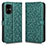 Funda de Cuero Cartera con Soporte Carcasa C01X para Xiaomi Poco M4 5G Verde