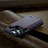 Funda de Cuero Cartera con Soporte Carcasa C02S para Apple iPhone 14 Pro Max Morado