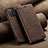 Funda de Cuero Cartera con Soporte Carcasa C02S para Samsung Galaxy A72 5G Marron