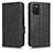 Funda de Cuero Cartera con Soporte Carcasa C02X para Samsung Galaxy M02s Negro