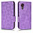 Funda de Cuero Cartera con Soporte Carcasa C02X para Samsung Galaxy XCover 5 SM-G525F Morado