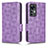 Funda de Cuero Cartera con Soporte Carcasa C02X para Xiaomi Mi 12T Pro 5G Morado