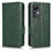 Funda de Cuero Cartera con Soporte Carcasa C02X para Xiaomi Mi 12T Pro 5G Verde