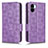 Funda de Cuero Cartera con Soporte Carcasa C02X para Xiaomi Redmi A2 Plus Morado