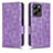 Funda de Cuero Cartera con Soporte Carcasa C02X para Xiaomi Redmi Note 12 Pro Speed 5G Morado