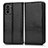 Funda de Cuero Cartera con Soporte Carcasa C03X para Xiaomi Redmi Note 10 4G Negro