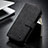 Funda de Cuero Cartera con Soporte Carcasa C12S para Samsung Galaxy S21 Ultra 5G Negro