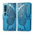 Funda de Cuero Cartera con Soporte Carcasa D02 para Xiaomi Mi Note 10 Azul Cielo