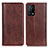 Funda de Cuero Cartera con Soporte Carcasa D03Y para Oppo K9 5G Marron