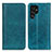 Funda de Cuero Cartera con Soporte Carcasa D03Y para Samsung Galaxy S22 Ultra 5G Verde